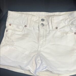 American Eagle Outfitters White Jean Shorts